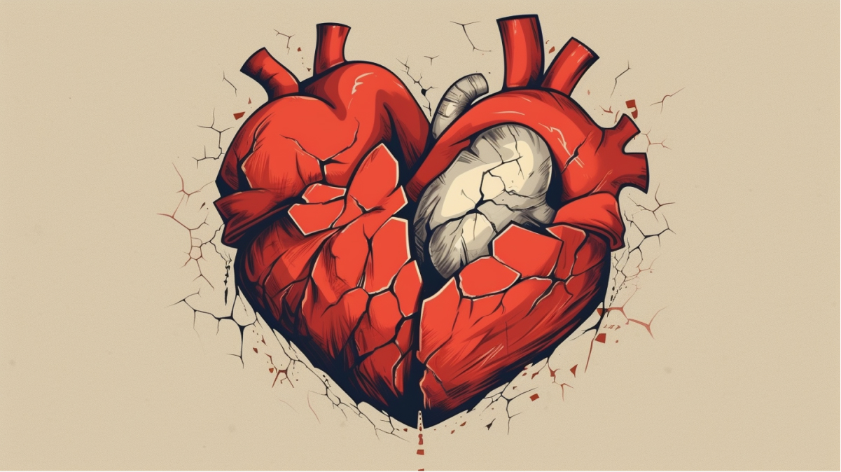 How To Draw A Broken Heart Realistic How To Draw A Broken Heart Realistic